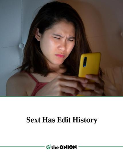 Sext Has Edit History