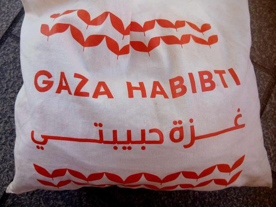 Mon sac du collectif Gaza Habibti aussi