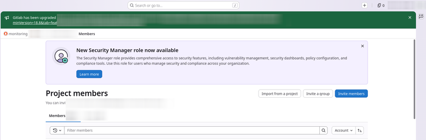 GitLab premium with even more rounded corners, showing a settings page for a project