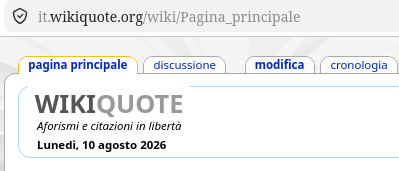 Italian Wikiquote customised monobook, which I've been using ever since