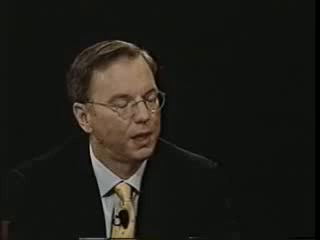 Eric Schmidt on the Charlie Rose show (2005-06-03), he states that Google has many "bugs" because when you search for something you get multiple answers, and that a future evolution of Google is one where they give one answer and are never wrong.