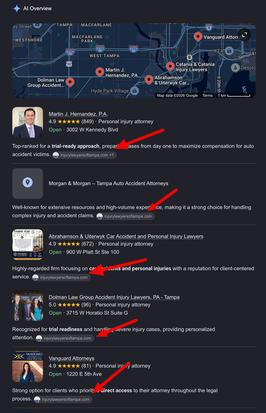 Google local AI Overviews often quote from low-quality self-promotional listicles