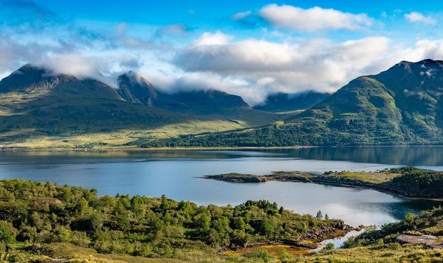 Looking across Upper Loch Torridon.