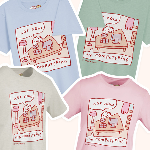 The shirt in 4 different color variants