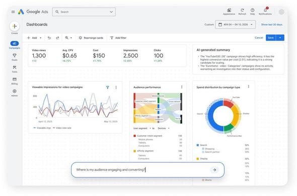 Google Ads rolling out the new AI dashboard for some advetisers