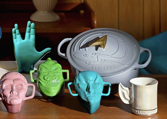 Star-trek themed kitchenware from Le Creuset.