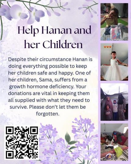 Use your voice. Share the truth. Donate to families in Gaza. Help amplify their voices on your platform.
My campaign link:
I’m Hanan from Gaza, and I am supporting my family. Please donate to help us. 🙏🏻❤️
https://chuffed.org/project/189777-help-hanans-four-children-survive

https://gaza-verified.org/people/@Hanan1991@mastodon.social/