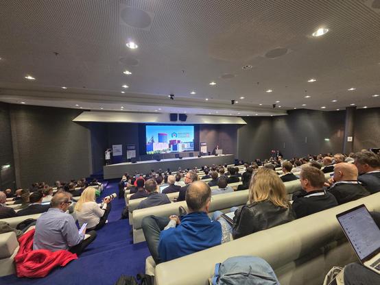The main stage in the conference