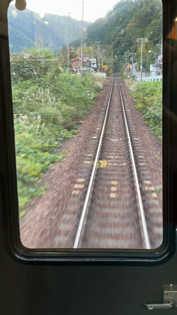 View from train driver's perspective