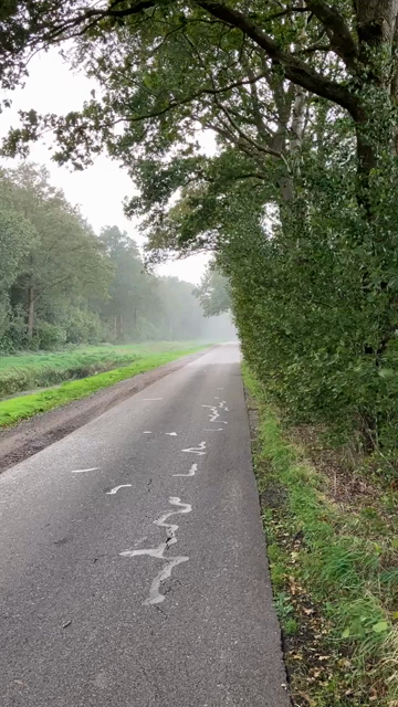 The first couple of seconds. It became much more intense after I -luckily- put my phone away. I was wearing industrial safety clothes (pants, jacket, helmet) but still got soaked.