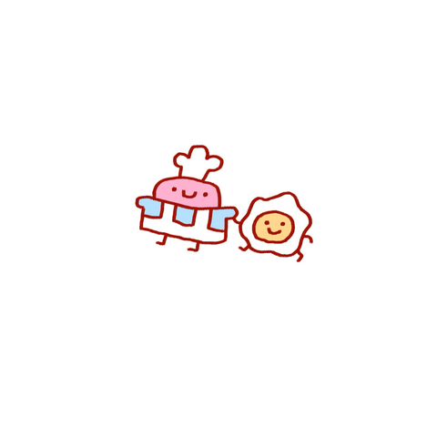 Doodle of a chef and an egg