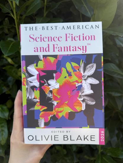 Cover for Best American Science Fiction and Fantasy edited by Olivie Blake.