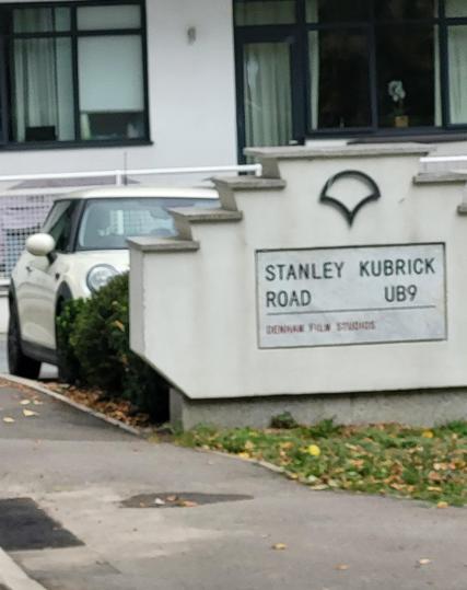 Sign post for Stanley Kubrick road