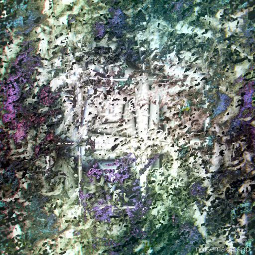 A chaotic mashup of several layered animations.

Seed: 37059