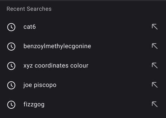 Recent searches: cat6, benzoylmethylecognine, xyz coordinates colour, Joe Piscopo, fizzgog
