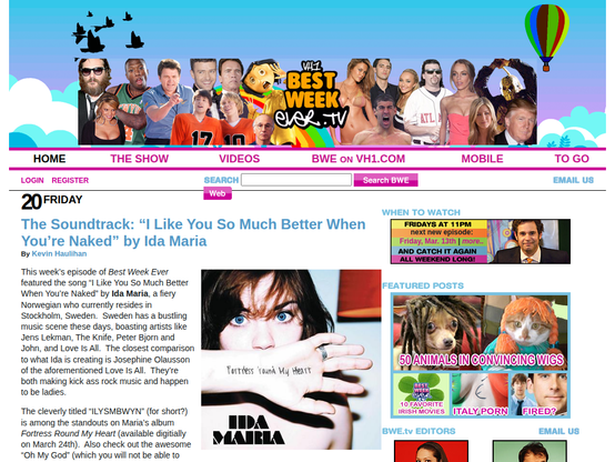 Screenshot of Best Week Ever in 2009