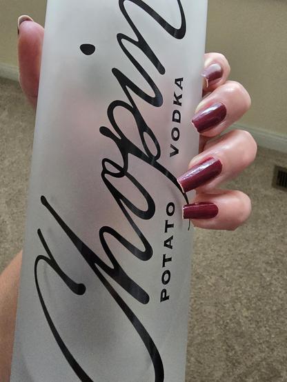 Chopin potato vodka bottle