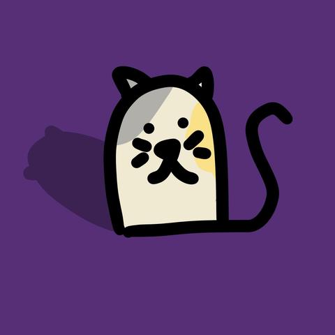 a perfectly drawn cat