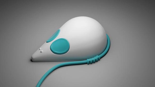 the mouse-shaped logitech kidz mouse