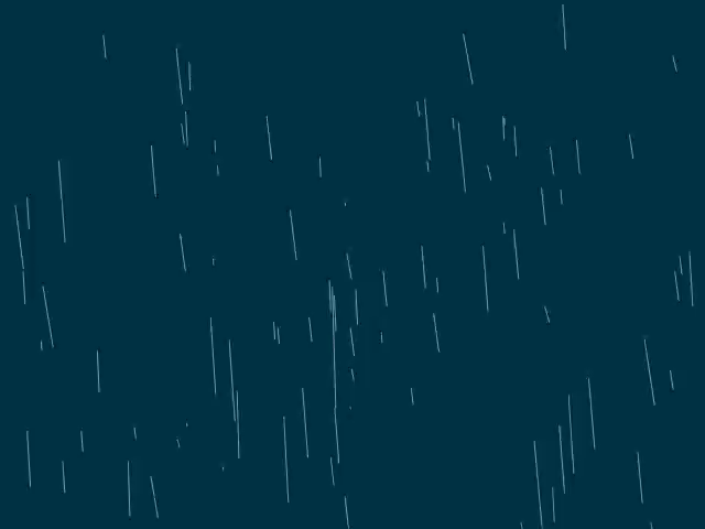 Animated GIF of rain.