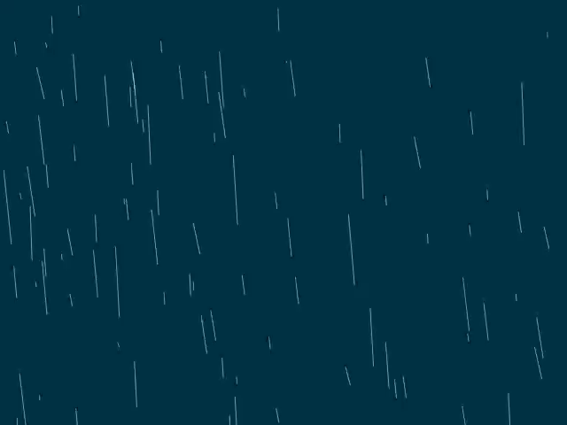 Animated GIF of rain.
