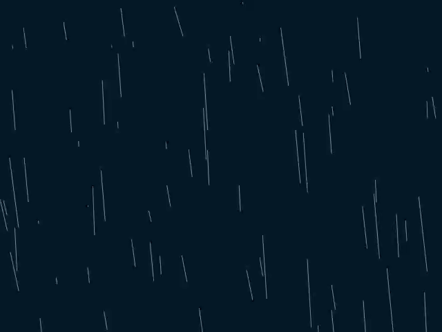 Animated GIF of rain.