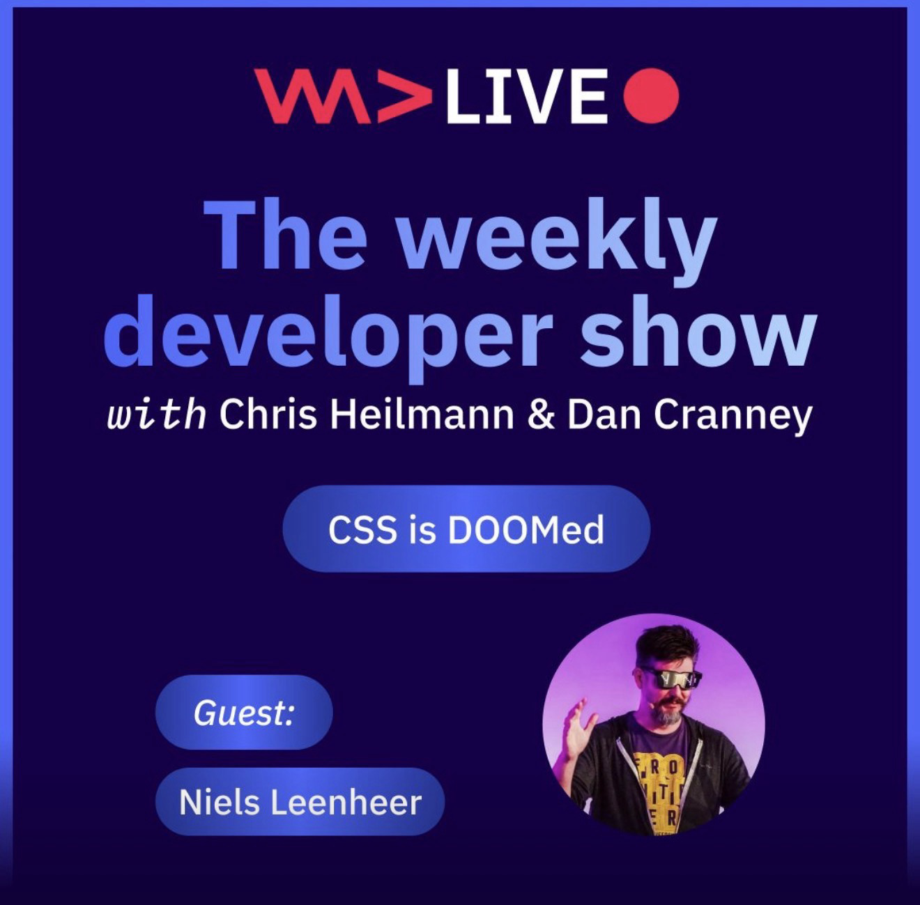 CSS is DOOMedTomorrow I will be the special guest on WeAreDevelopers Live 🎙️ where I will talk about my latest projec...