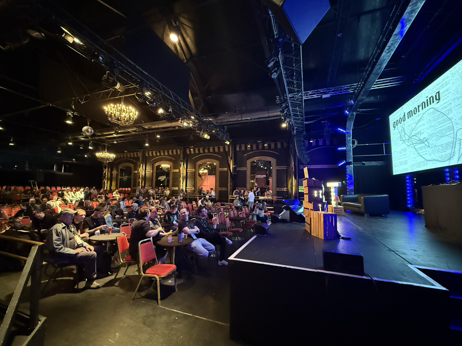 Good morning from Düsseldorf! #btconf is about to start.