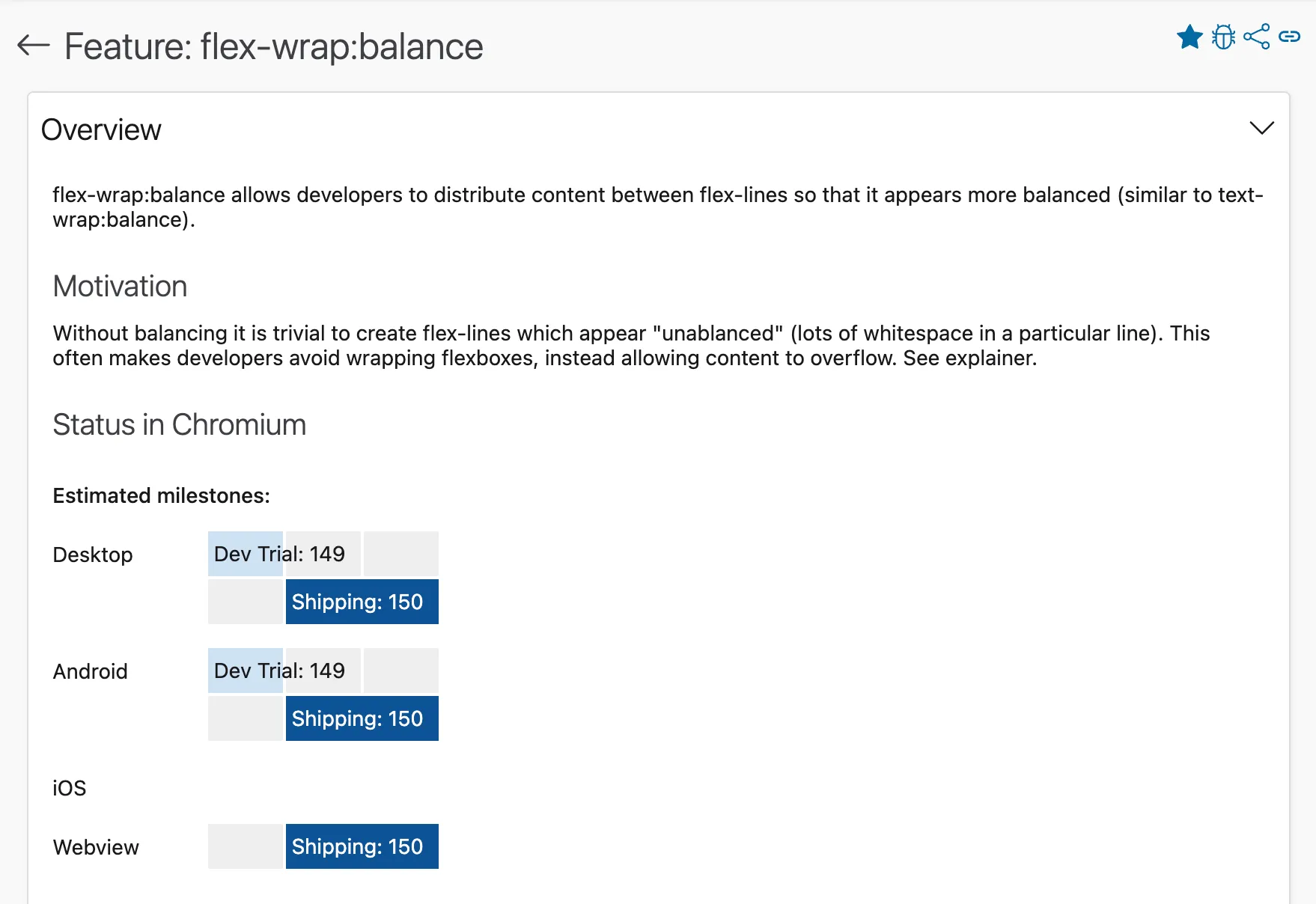 👀 https://chromium-review.googlesource.com/7853759“[flex-balance] Enable by default.”Chrome 150, let’s go! 🎉