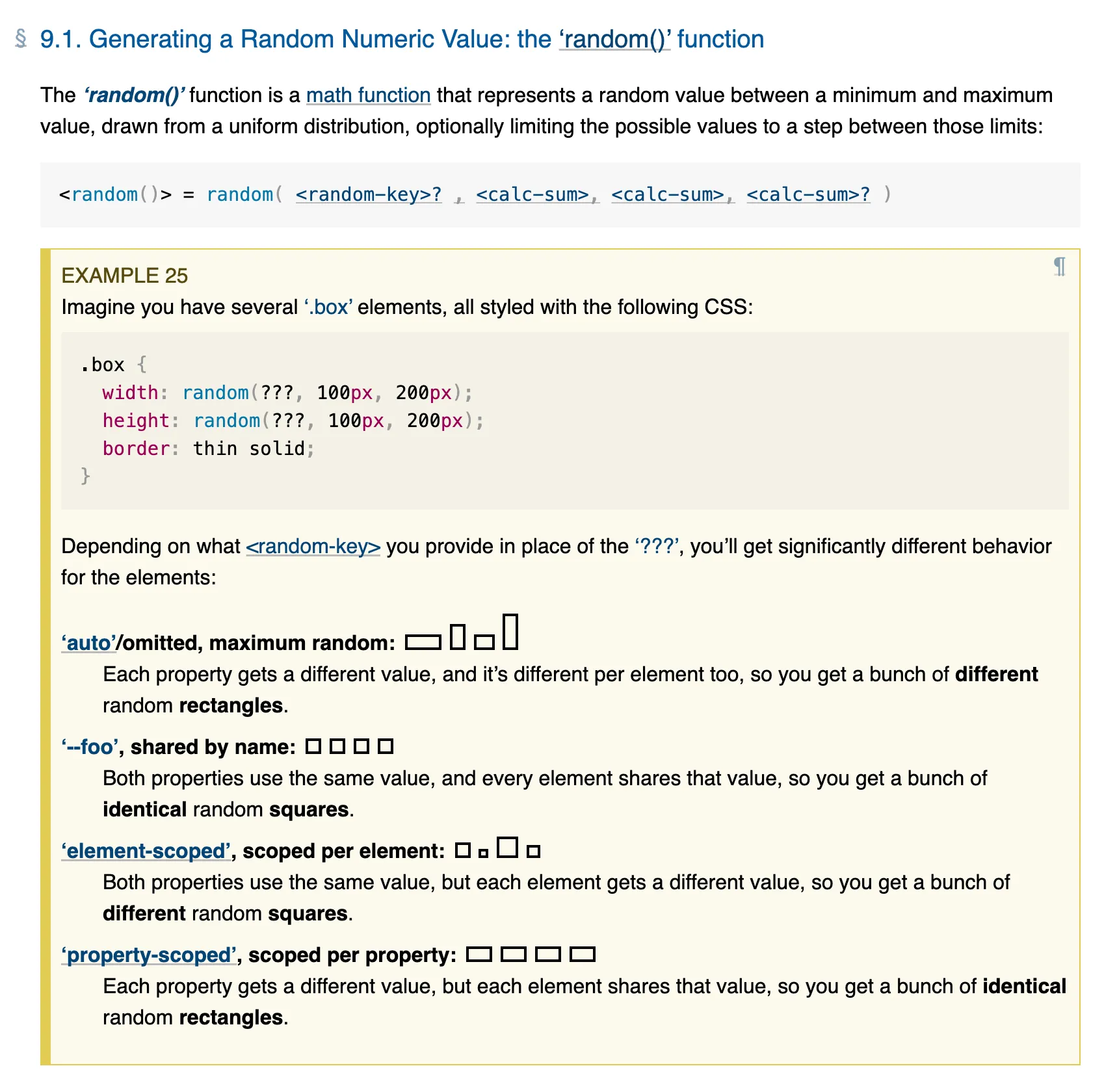 Also, if you read about `random()` before, go re-read things because the keywords changed after I brought them up for...