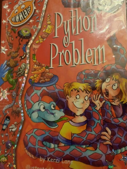 Book cover of kids book: Python Problem