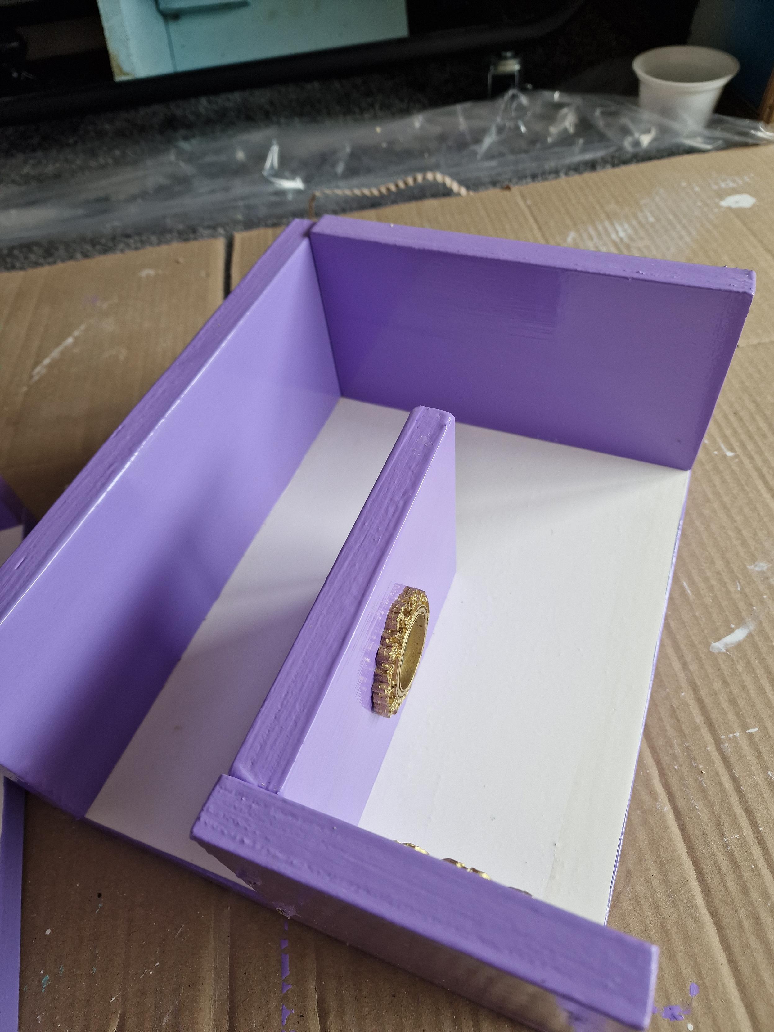 Small maze like structure built out of wood