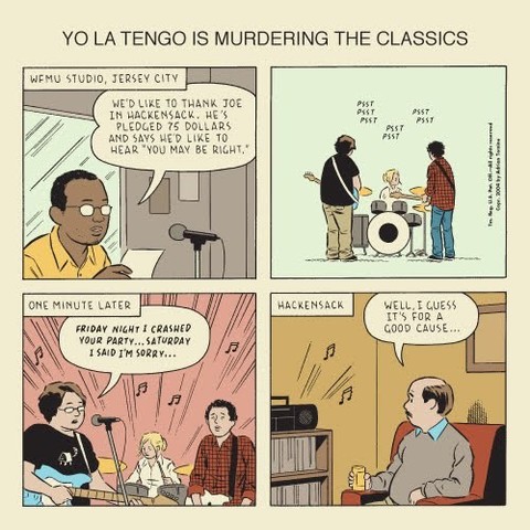Yo La Tengo is Murdering the Classics comic