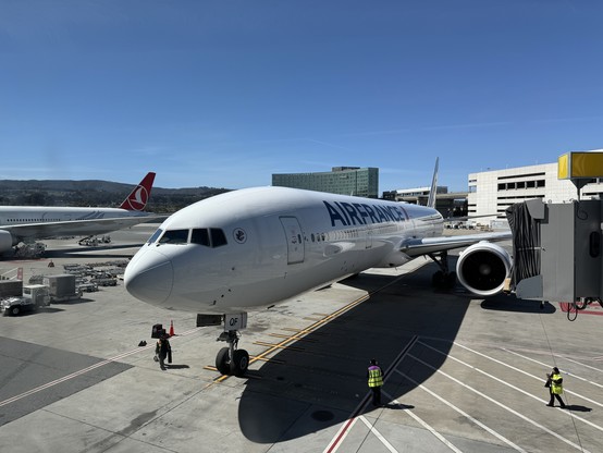 Air France 777-300ER at the Gate SFO