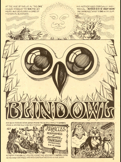 Blind Owl origin