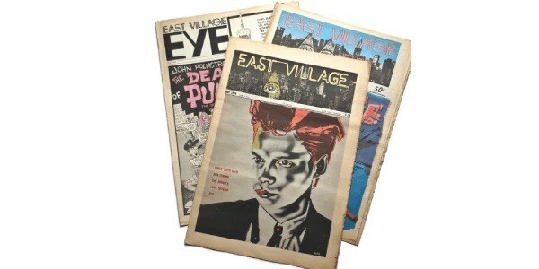 several covers of the east village eye.