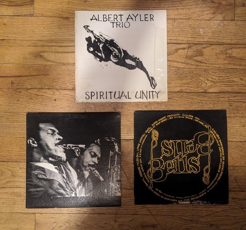 trio of Albert Ayler LPs