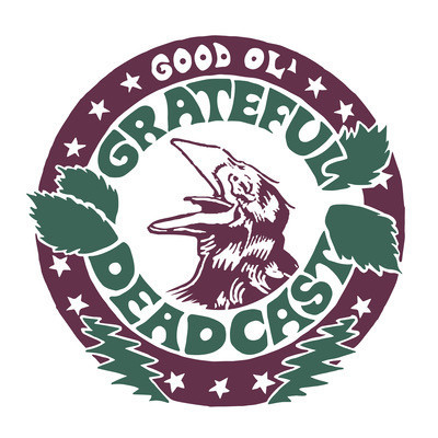 Good Ol' Grateful Deadcast logo, Season 8, the Wake of the Flood crow in circle