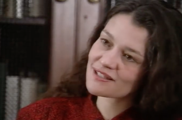 screenshot of Rebecca Adams from Deadheads: An American Subculture documentary