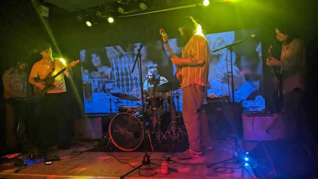 Garcia Peoples onstage at Piano's