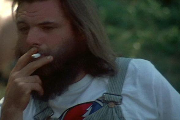 Al Strobel smokes cigarette