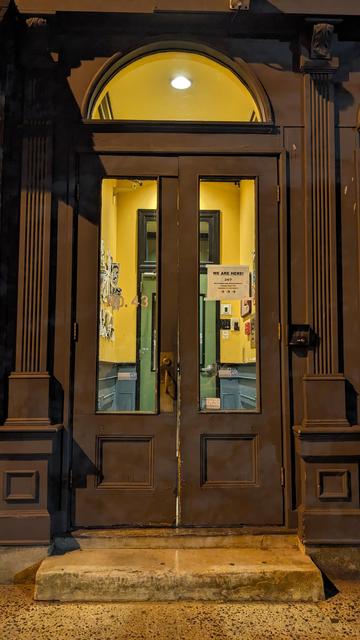 the front door at WFMU