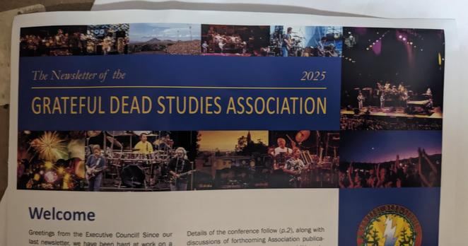 Grateful Dead Studies Assocation  newsletter