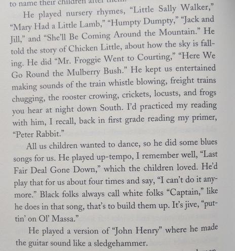 book excerpt about Robert Johnson performance repertoire.