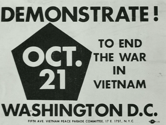 Demonstrate!
Oct 21
to End the War in Vietnam