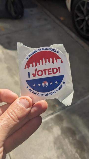 i voted sticker