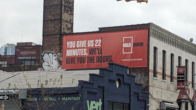 you give us 22 minutes, we'll give you the doors