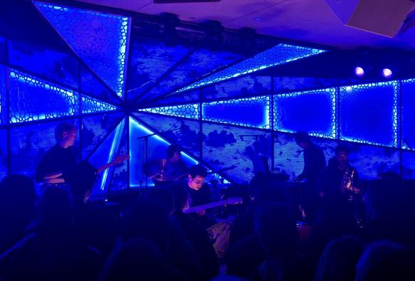 SML onstage at Sultan Room