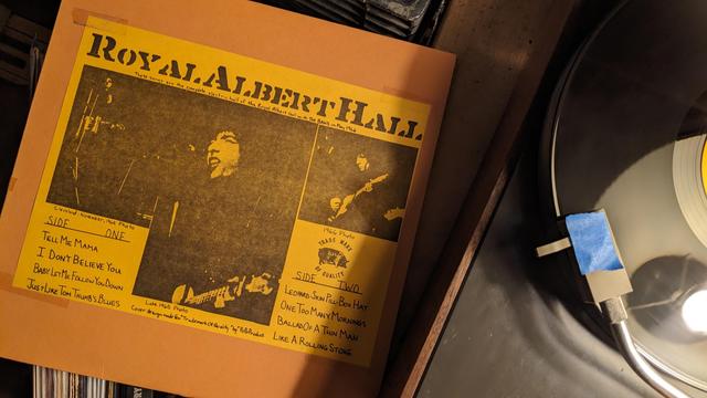 Bob Dylan, "Royal Albert Hall" bootleg LP