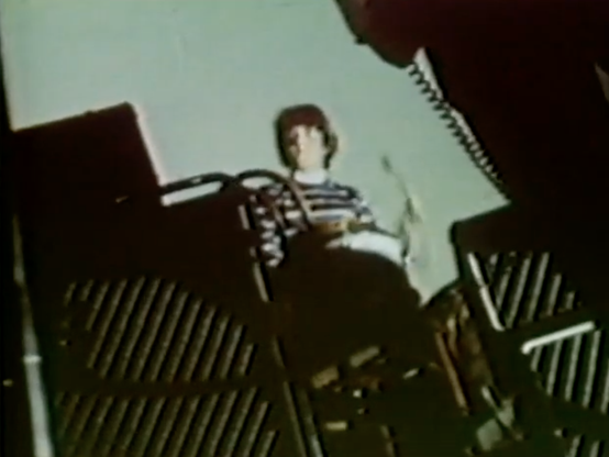 Maureen Tucker plays drums